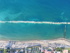 villaggio elea foto aerea mare