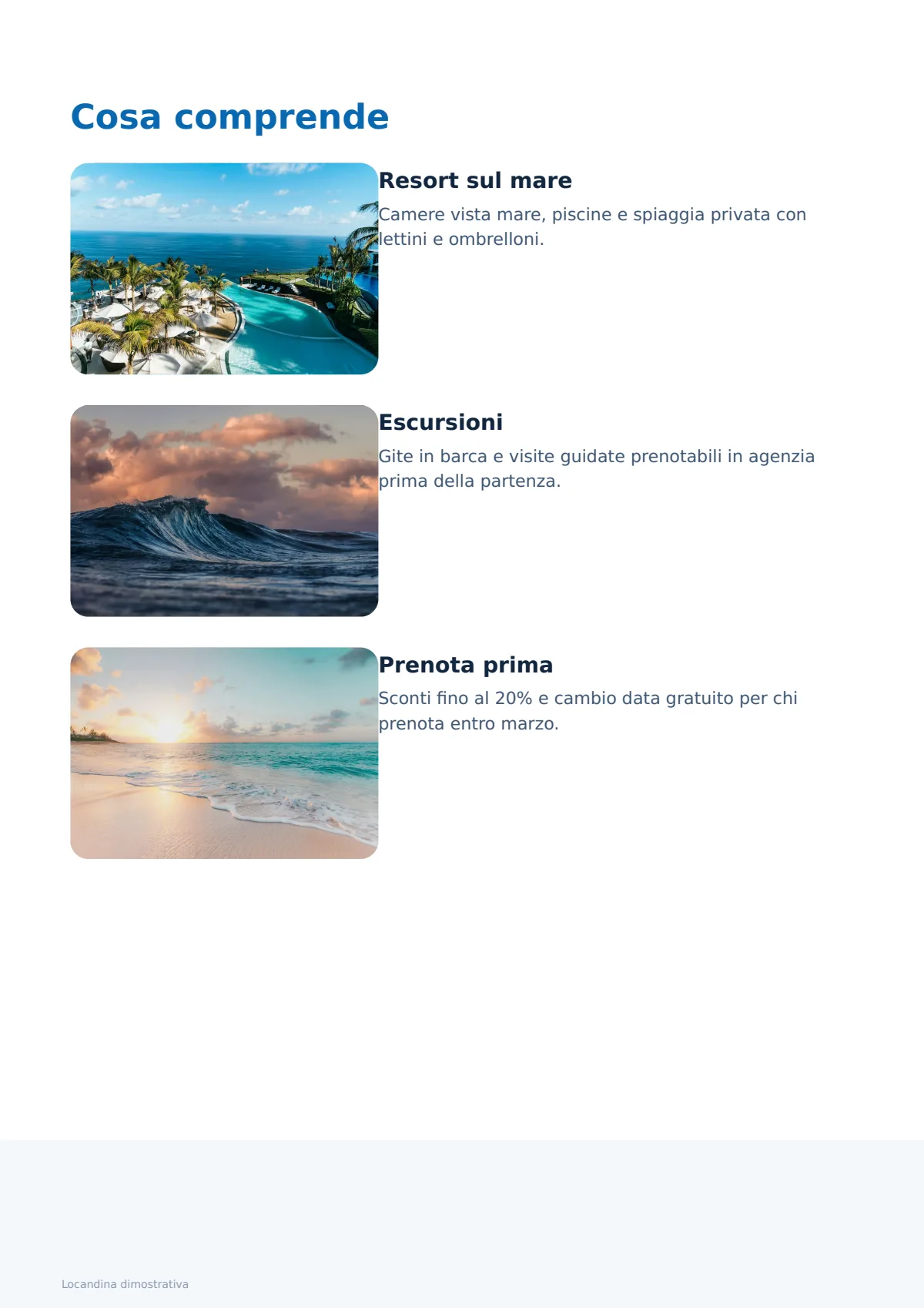Demo · Mare Italia, catalogo resort — pagina 2